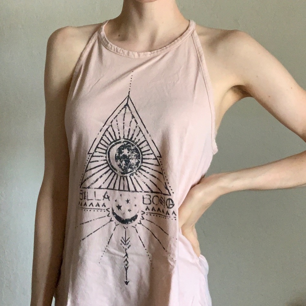 Billabong Racerback Boho Flowy Tank Top